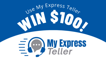 use my express teller and win 100 cash